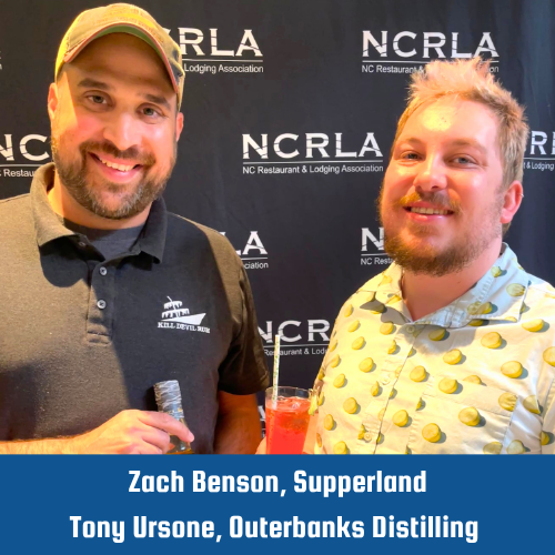 zach benson supperland and tony ursone outer banks distilling